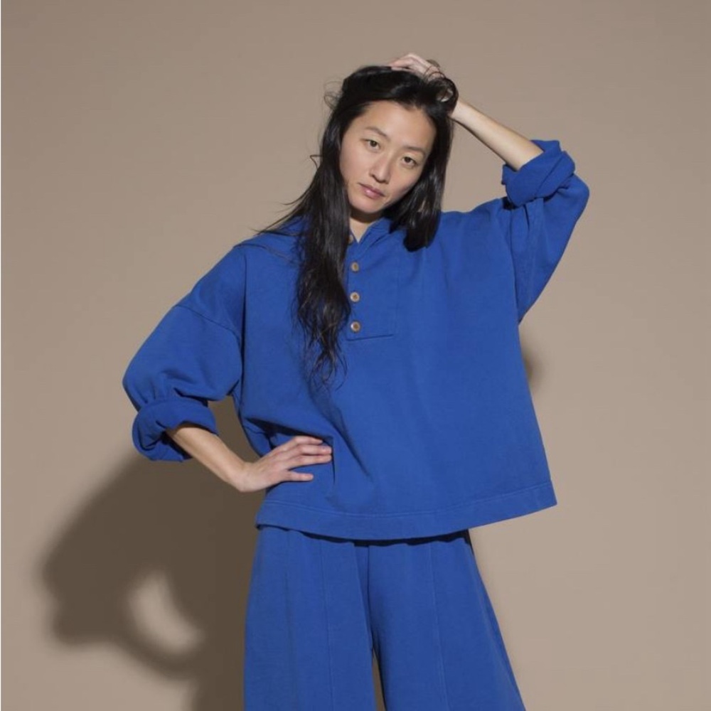 Ilana Kohn Blue Sweatshirt
